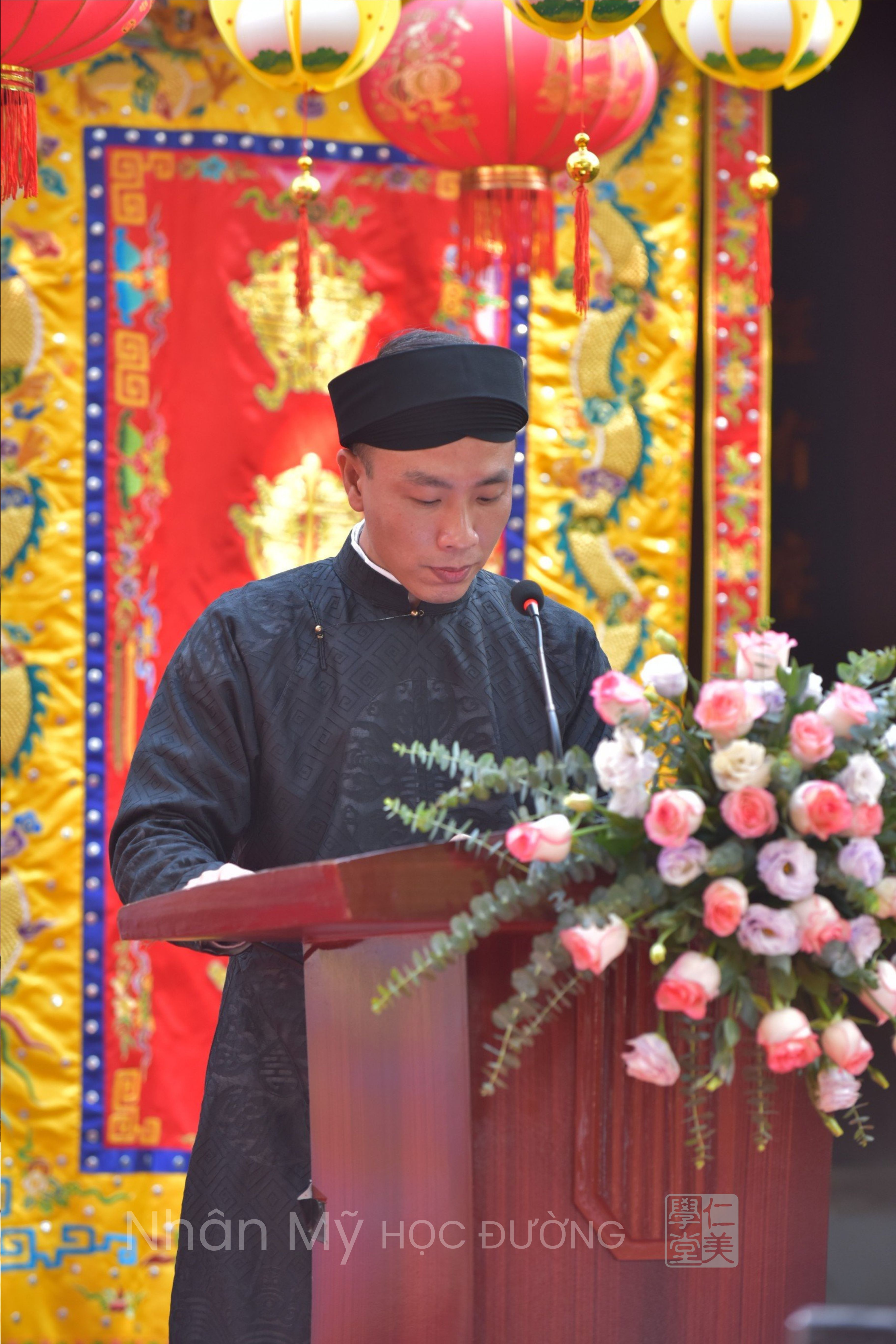 ThS. Nguyễn Văn Phương, Tổng Thư ký Hội đồng Điều hành tuyên đọc Quyết định số 74-2023/QĐ-NMHĐ